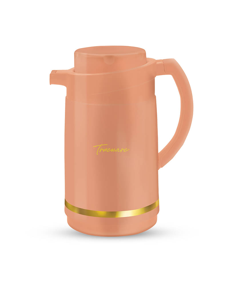     			Trueware Jupite Inner Steel Pink Plastic Flask ( 1000 ml )