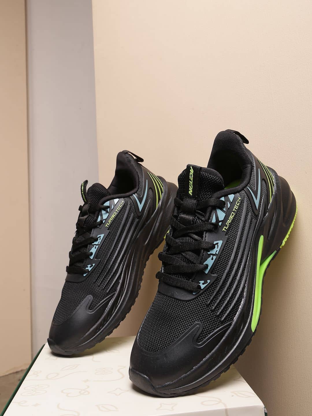 Action NITRO-804 Black Men's Sports Running Shoes - Sports Shoes | Buy online on ZillyBuy
