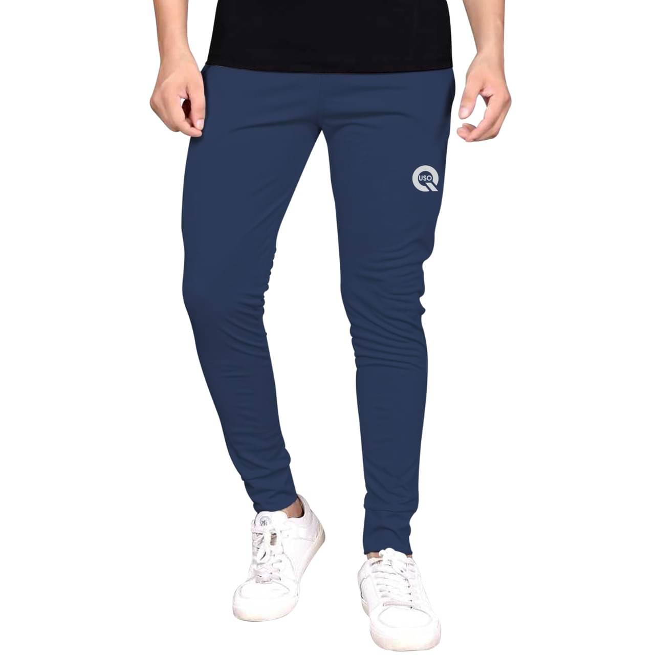     			Aksa Navy Polyester Men's Trackpants ( Pack of 1 )
