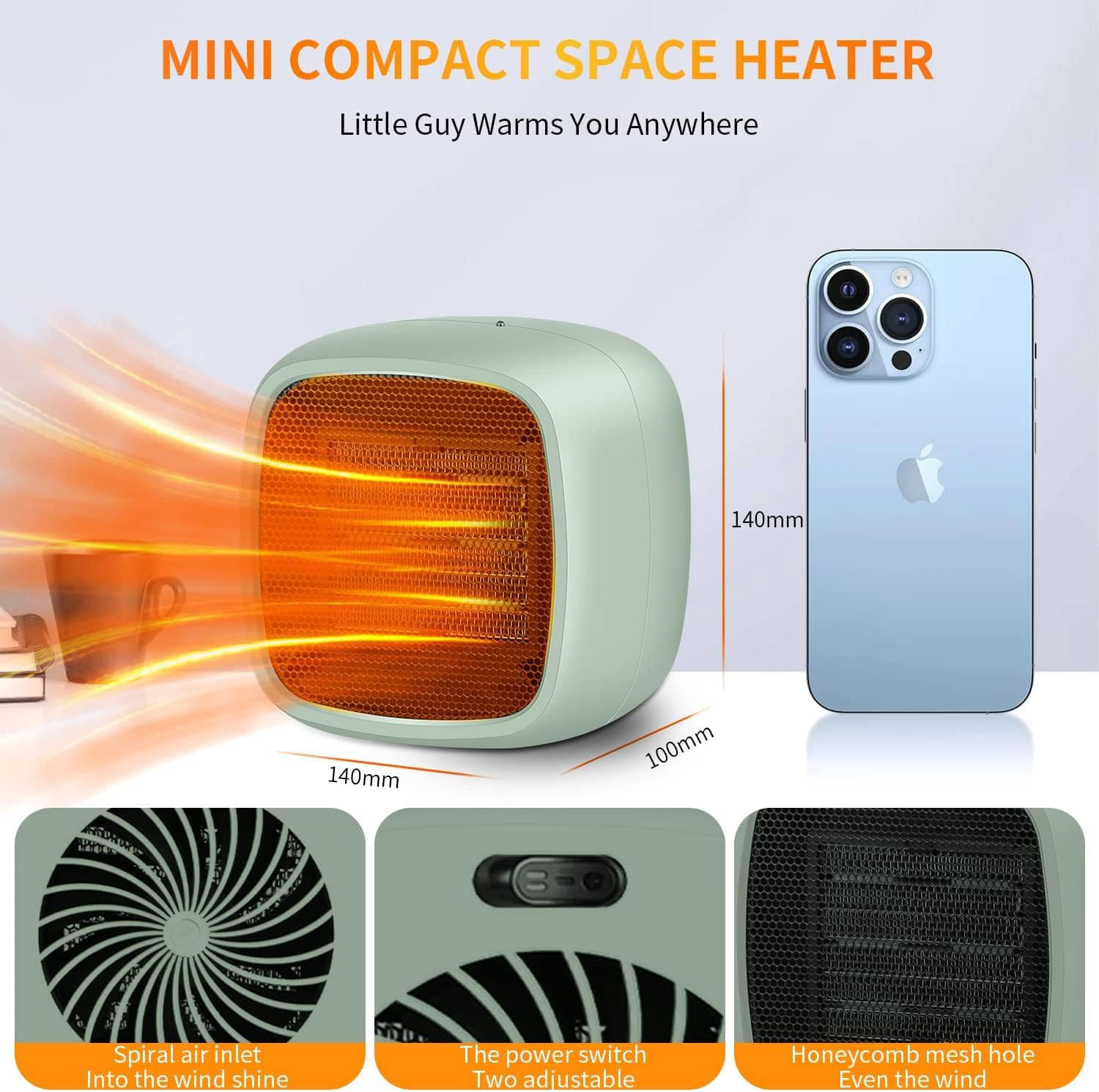     			Astralis Global Air Heater Multicolor Room Heater
