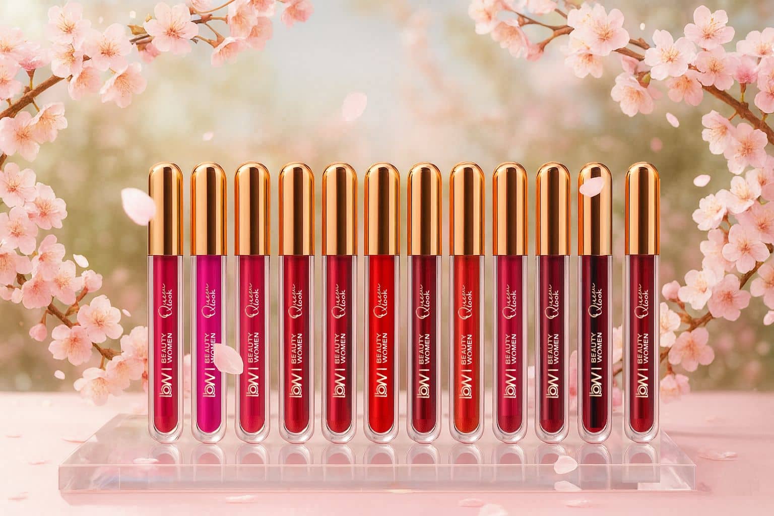 Beauty Women Multi Matte Long Lasting Liquid Lipstick ( Pack of 12 )
