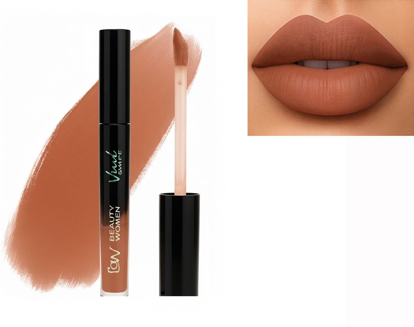 Beauty Women Nude Matte Long Lasting Liquid Lipstick ( Pack of 1 )
