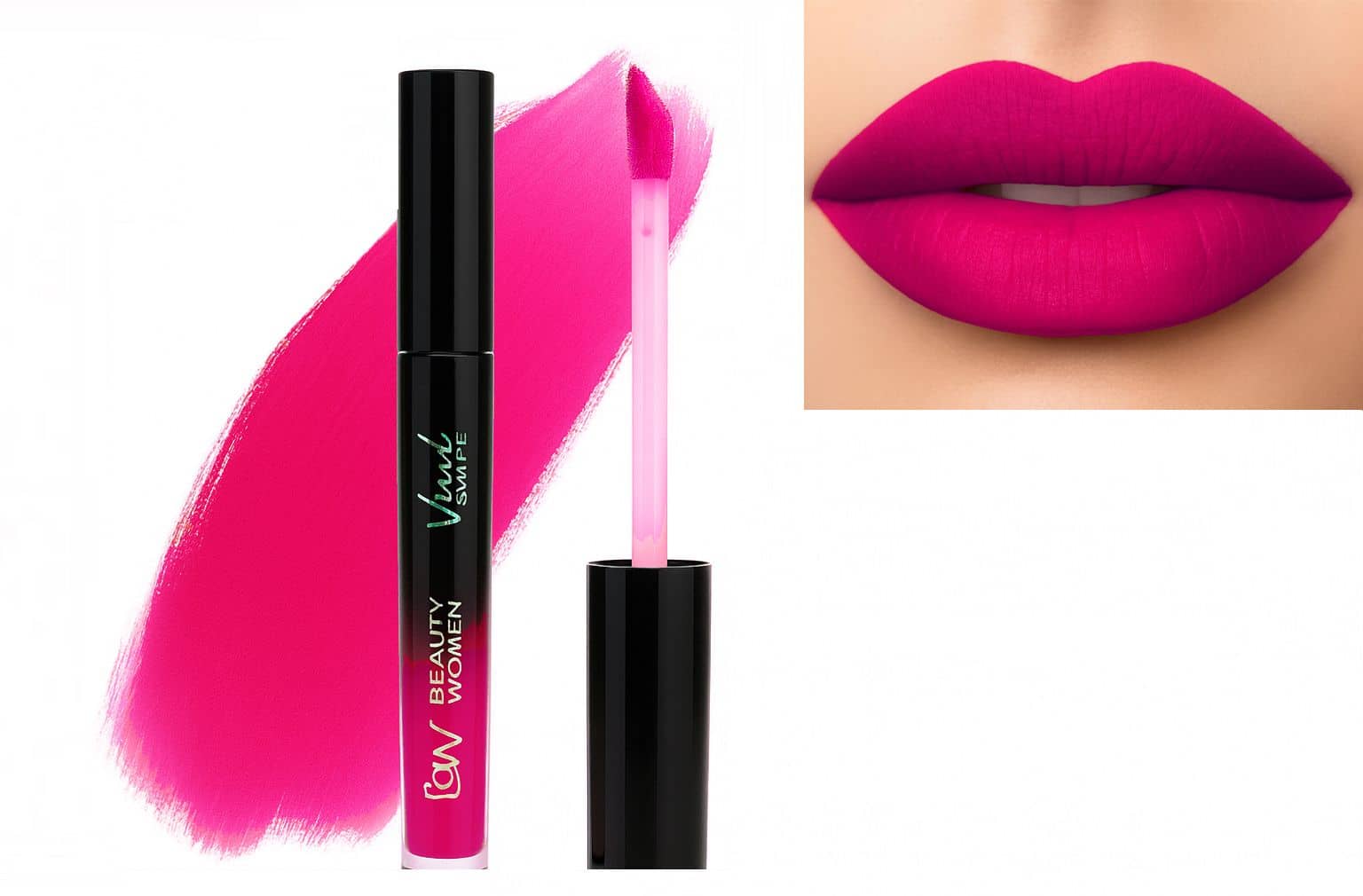Beauty Women Pink Matte Long Lasting Liquid Lipstick ( Pack of 1 )