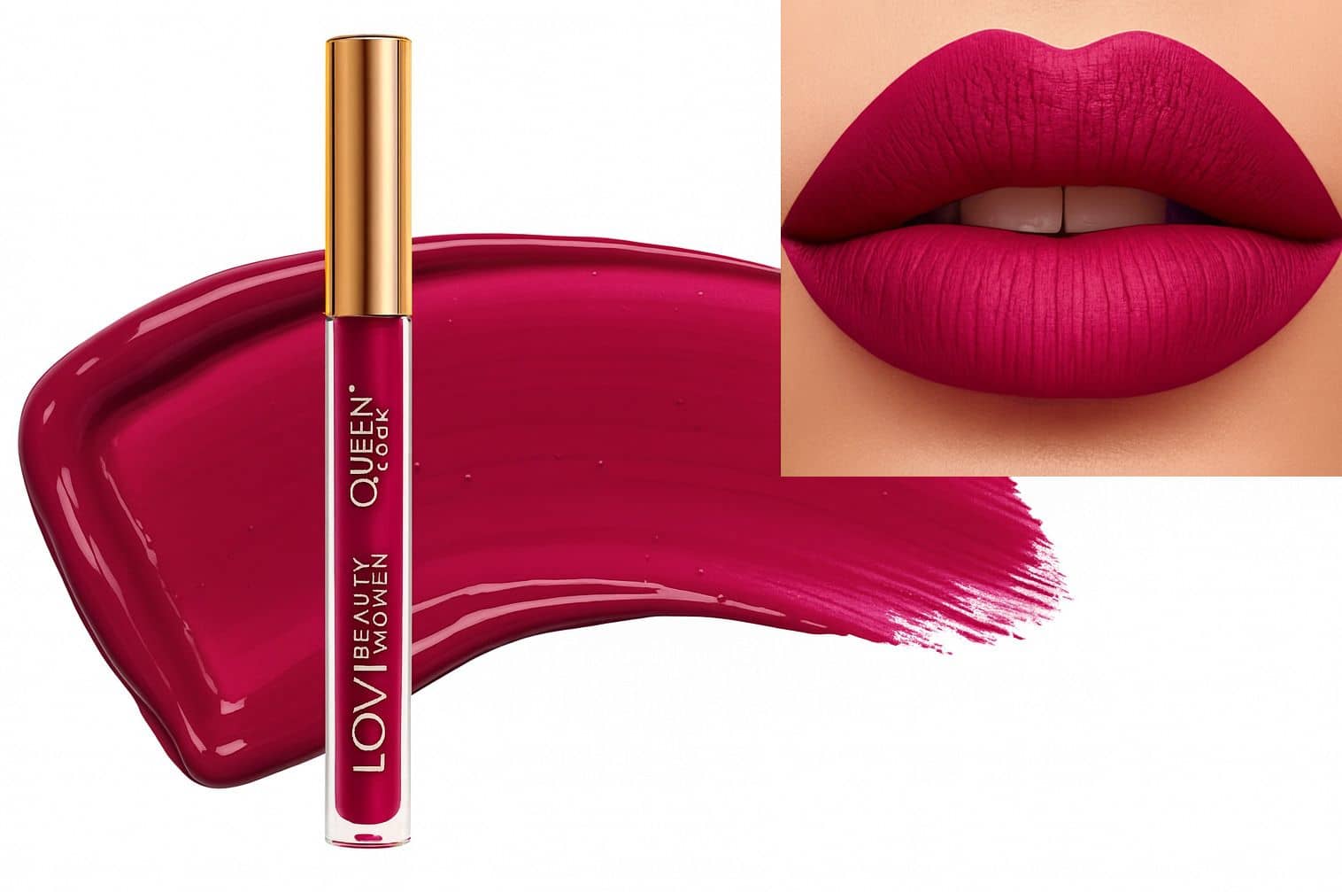 Beauty Women Pink Matte Long Lasting Liquid Lipstick ( Pack of 1 )