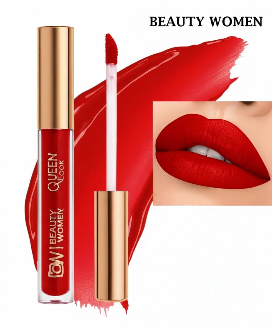 Beauty Women Red Matte Long Lasting Liquid Lipstick ( Pack of 1 )