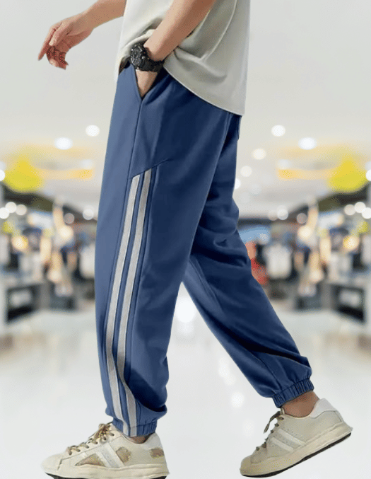 Casual Feel Blue Polyester Men's Joggers ( Pack of 1 ) Casual Feel Blue Polyester Men's Joggers ( Pack of 1 )