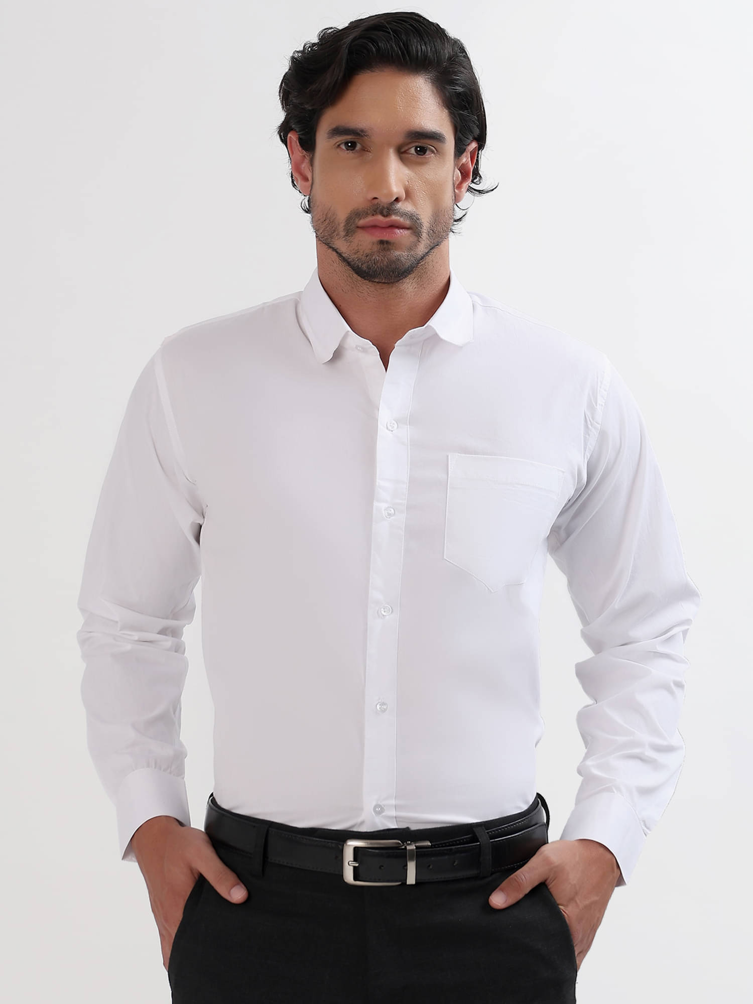     			Coatside Cotton Slim Fit Full Sleeves Men's Formal Shirt - White ( Pack of 1 )