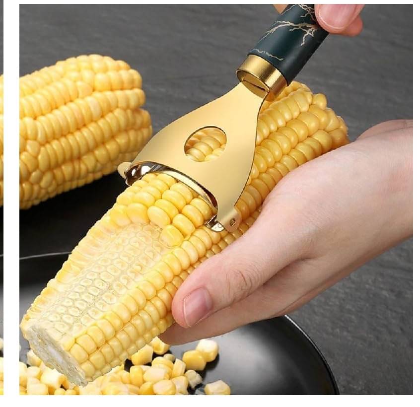 Corn Peeler | Stainless Steel Corn Kernel Remover |Makai Quick & Easy Handheld Corn Cutter | Durable & Sharp Cob Stripper | Kitchen Essential for Effortless Corn Peeling मकाई कटर Corn Peeler | Stainless Steel Corn Kernel Remover |Makai Quick & Easy Handheld Corn Cutter | Durable & Sharp Cob Stripper | Kitchen Essential for Effortless Corn Peeling मकाई कटर