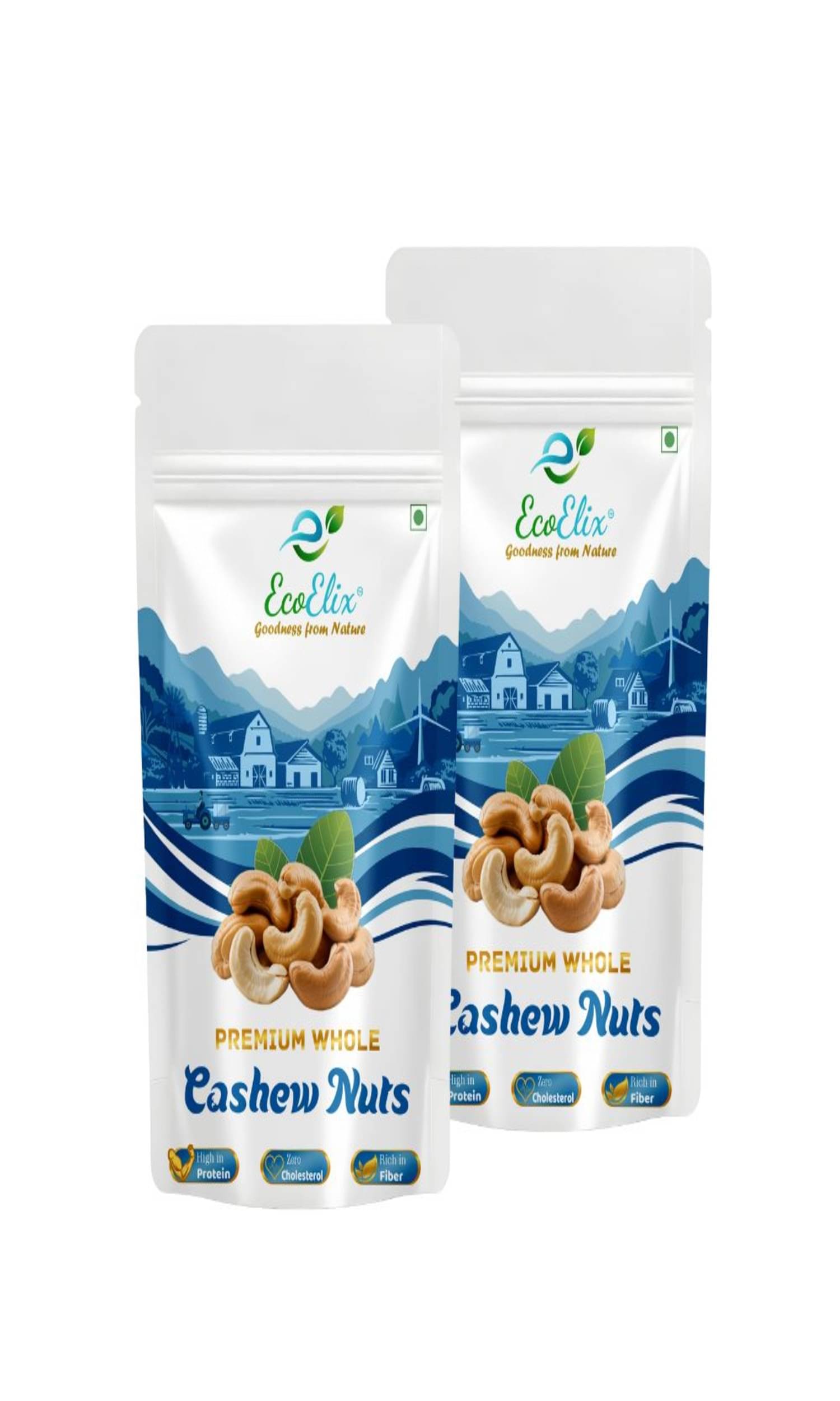     			EcoElix Cashew nut (Kaju) 200 g Pack of 2