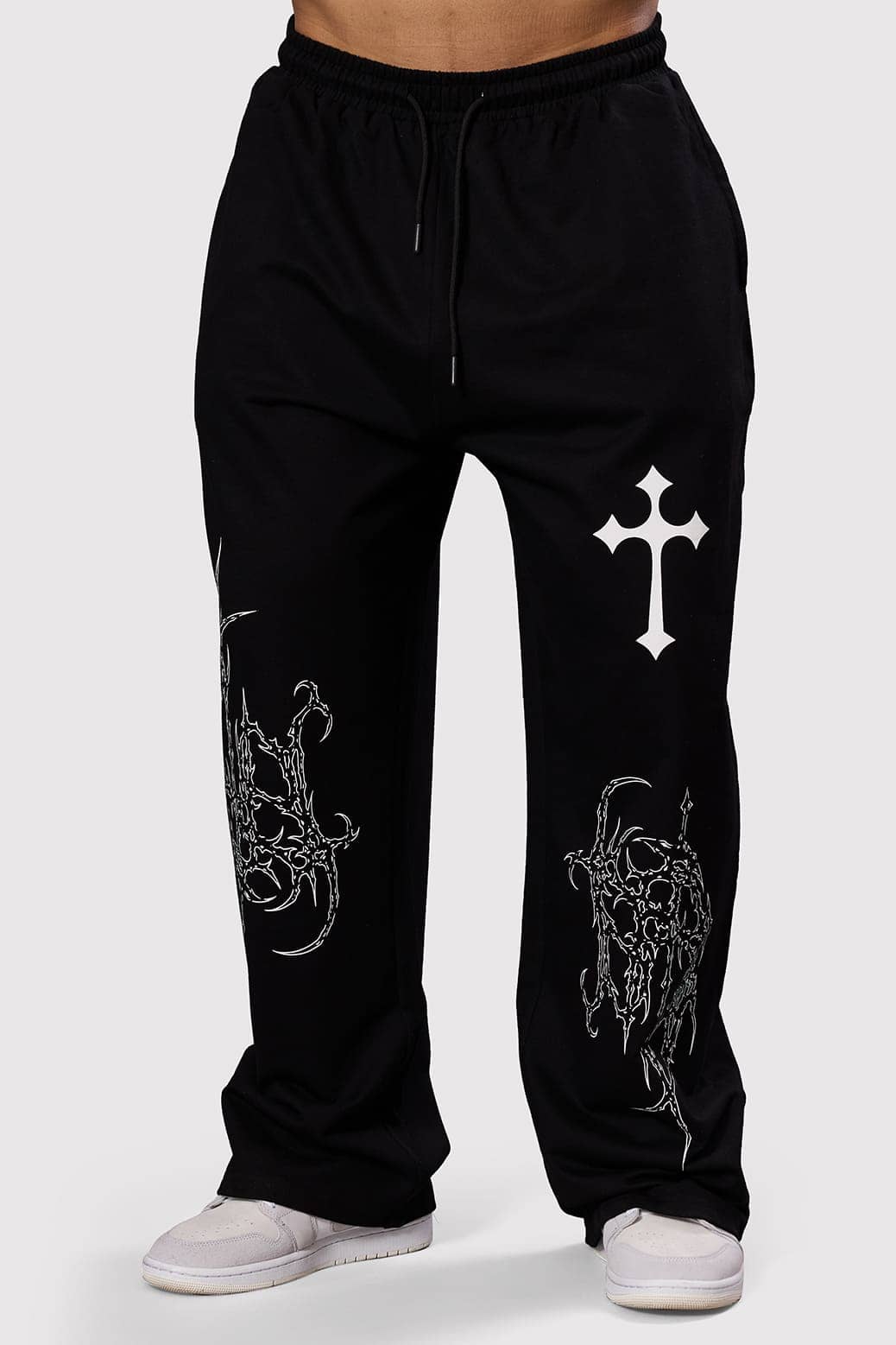 Fuaark Black Cotton Men's Sports Trackpants ( Pack of 1 ) - Track Pants | Buy online on ZillyBuy