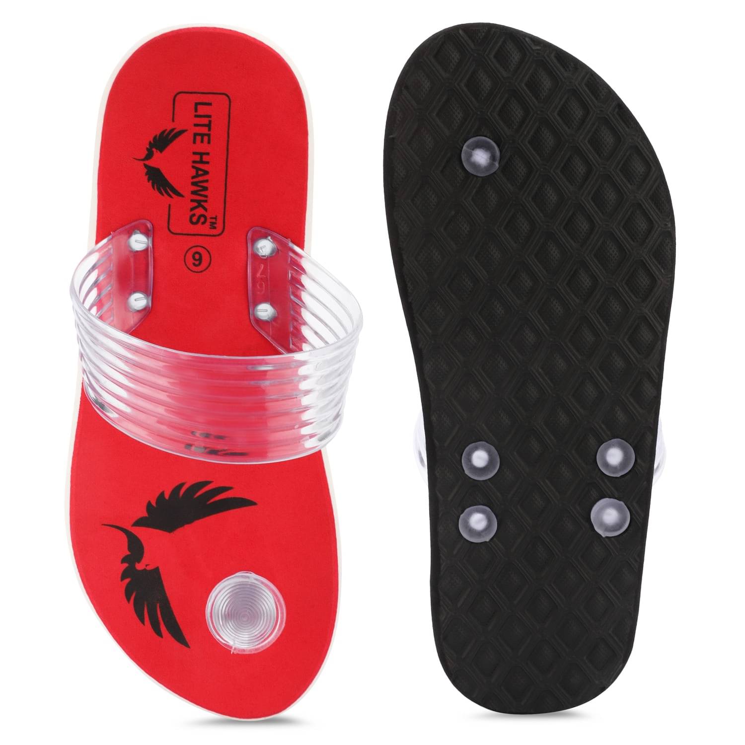     			Lite Hawks Red Men's Daily Slipper
