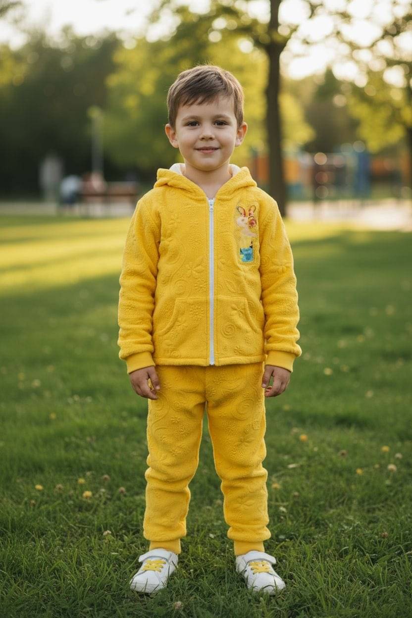     			Mullick the designer Pack of 1 Boys Woollen Blend Sweater ( Golden Yellow )