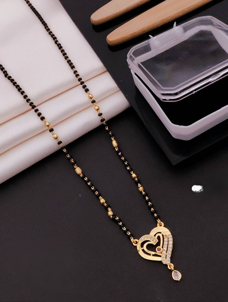 Shivay Fashion hub Golden Mangalsutra ( Pack of 1 ) Shivay Fashion hub Golden Mangalsutra ( Pack of 1 )