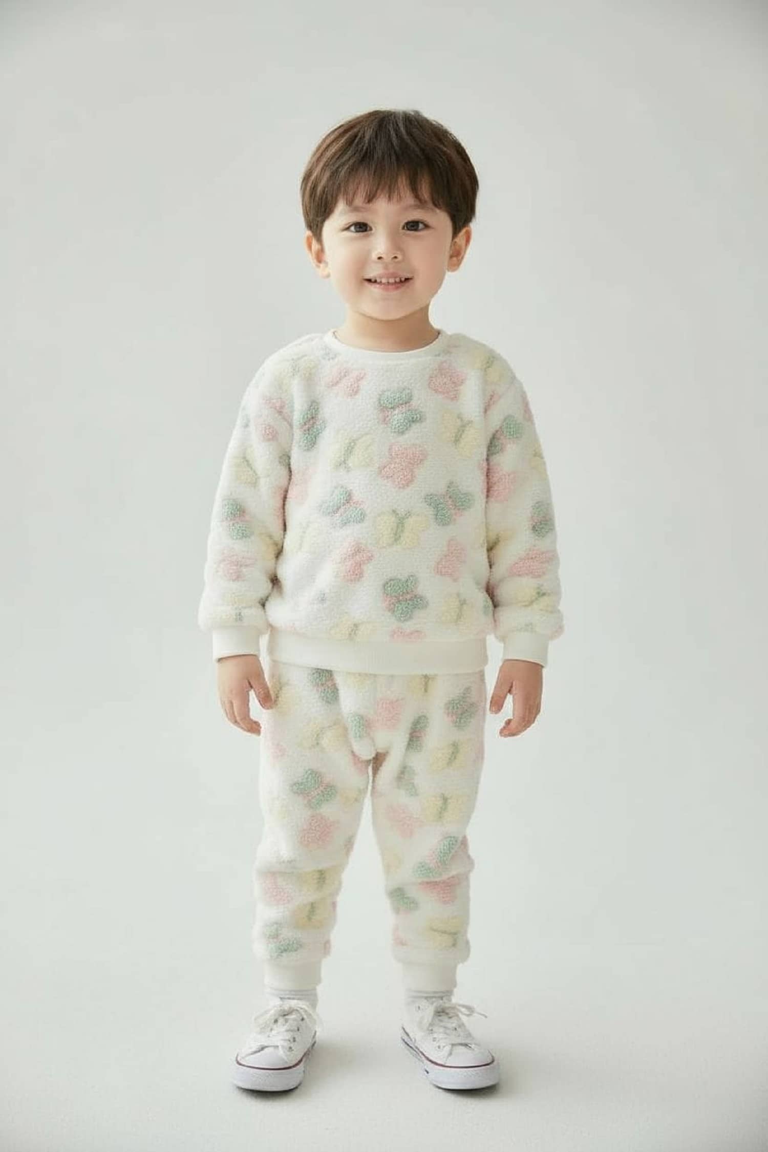 mullickthedeisgner Pack of 1 Boys Woollen Blend Sweater ( White )