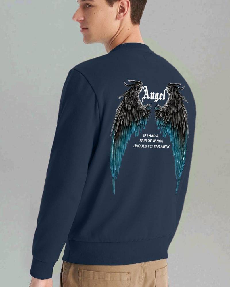 Fast Colors Cotton Blend Fleece Round Neck Men's Sweatshirt - Dark Blue ( Pack of 1 ) Fast Colors Cotton Blend Fleece Round Neck Men's Sweatshirt - Dark Blue ( Pack of 1 )