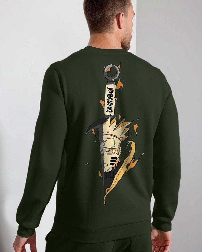     			Fast Colors Cotton Blend Fleece Round Neck Men's Sweatshirt - Green ( Pack of 1 )