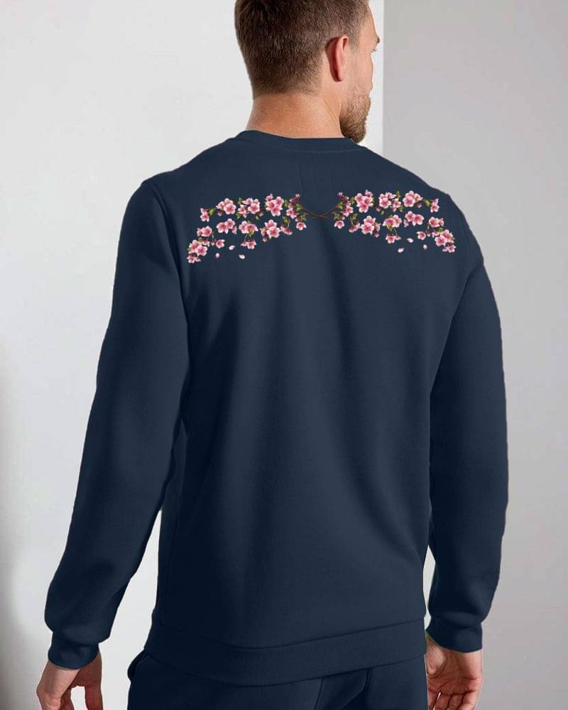 Fast Colors Cotton Blend Fleece Round Neck Men's Sweatshirt - Dark Blue ( Pack of 1 ) Fast Colors Cotton Blend Fleece Round Neck Men's Sweatshirt - Dark Blue ( Pack of 1 )