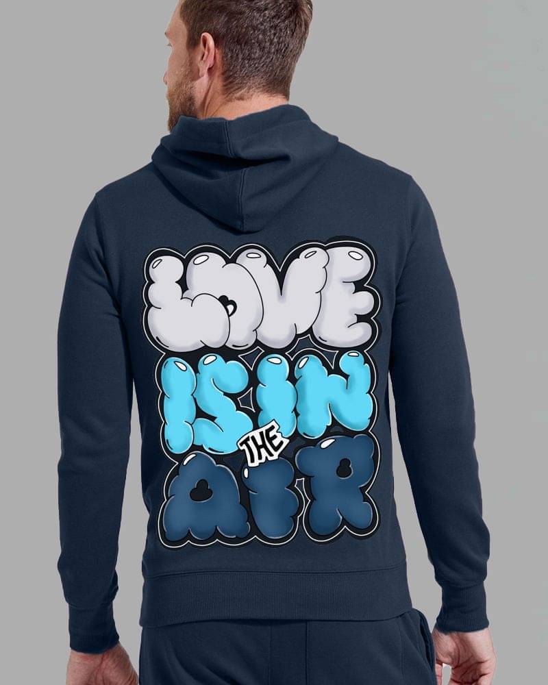     			Fast Colors Cotton Blend Fleece Hooded Men's Sweatshirt - Dark Blue ( Pack of 1 )