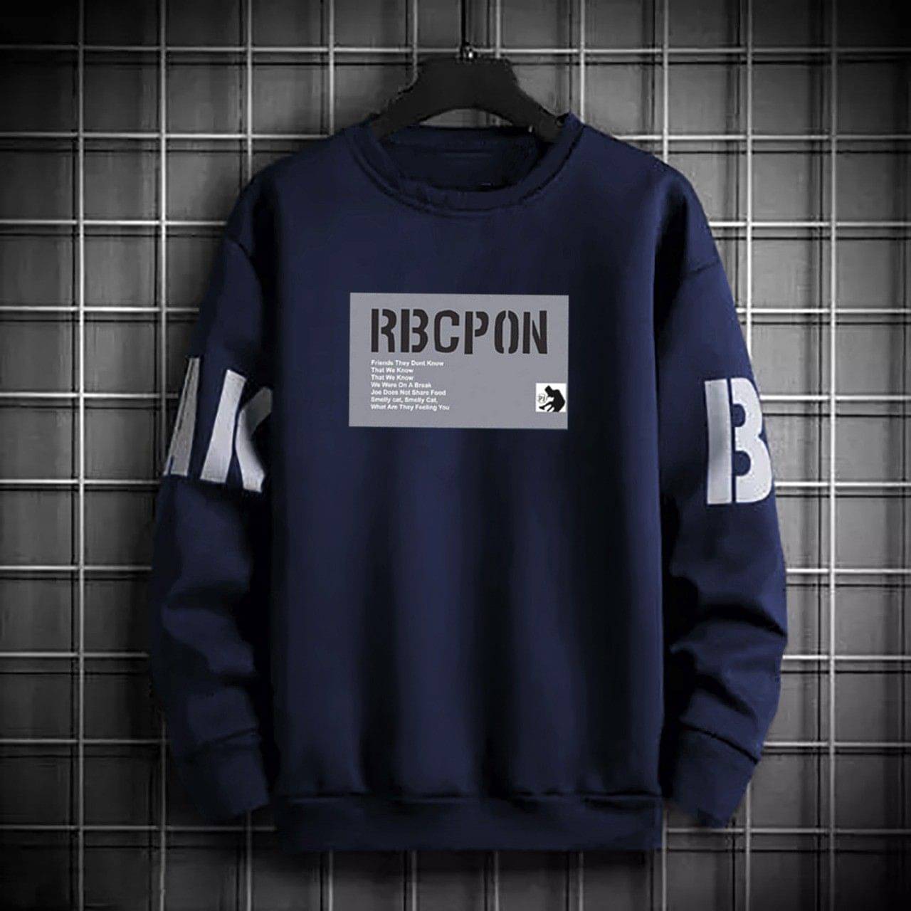 Fast Colors Cotton Blend Round Neck Men's Sweatshirt - Dark Blue ( Pack of 1 ) Fast Colors Cotton Blend Round Neck Men's Sweatshirt - Dark Blue ( Pack of 1 )