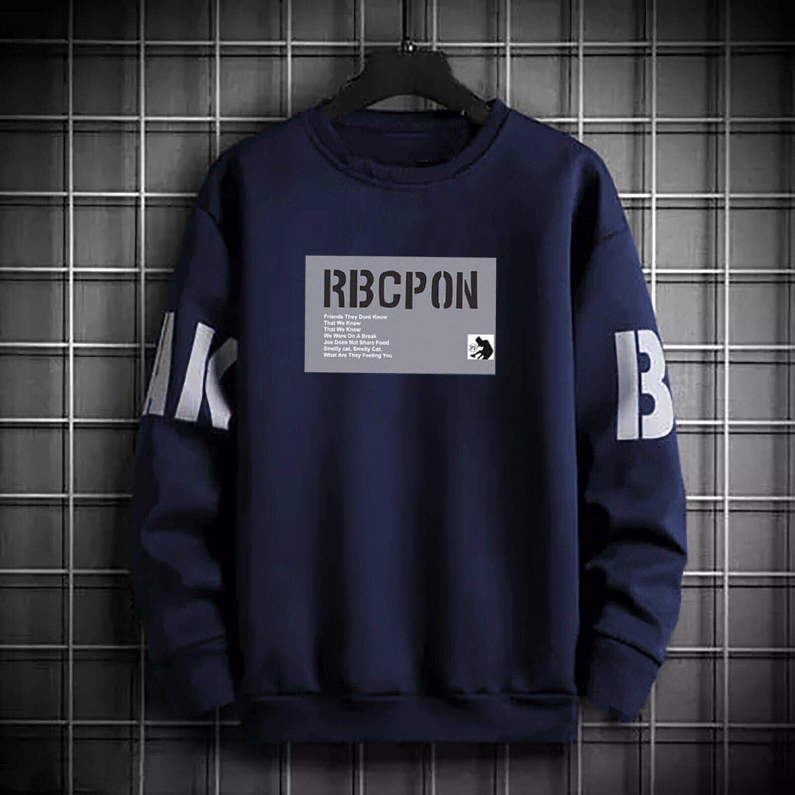 Fast Colors Cotton Blend Round Neck Men's Sweatshirt - Dark Blue ( Pack of 1 ) Fast Colors Cotton Blend Round Neck Men's Sweatshirt - Dark Blue ( Pack of 1 )