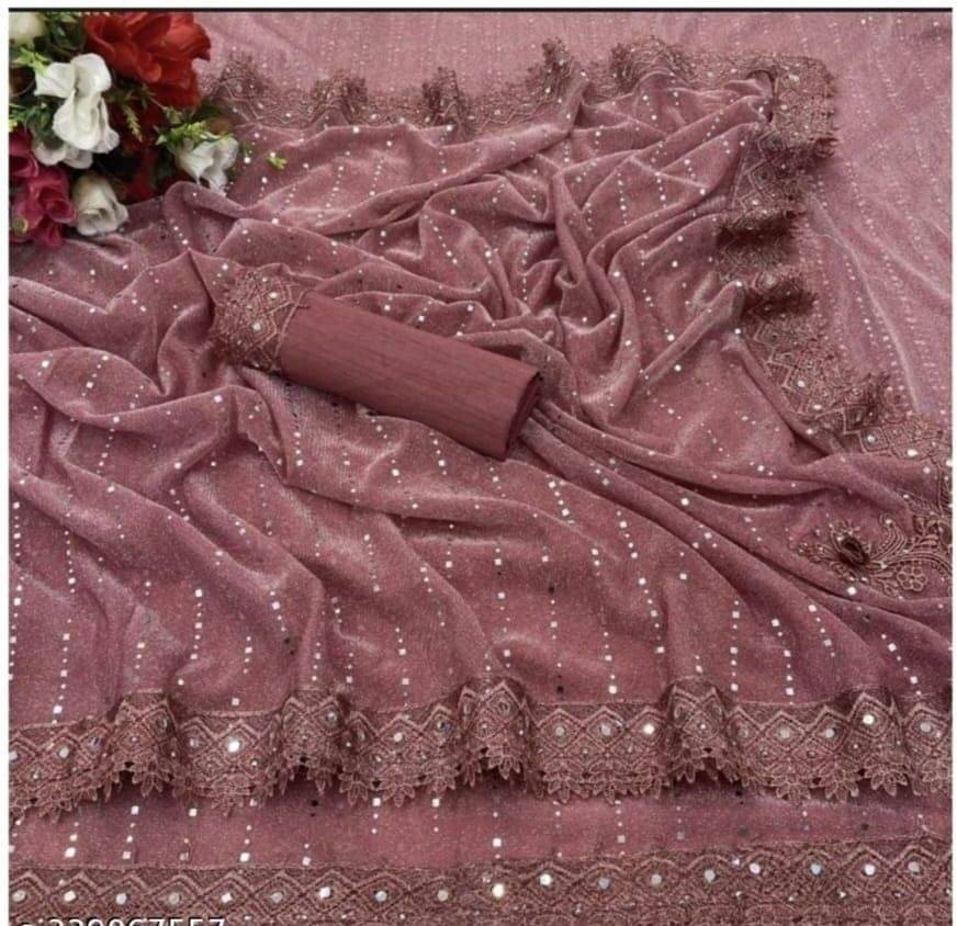 Rellaxa Waves Lycra Self Design Regular Saree With Unstitched Blouse Piece ( Maroon ) Rellaxa Waves Lycra Self Design Regular Saree With Unstitched Blouse Piece ( Maroon )