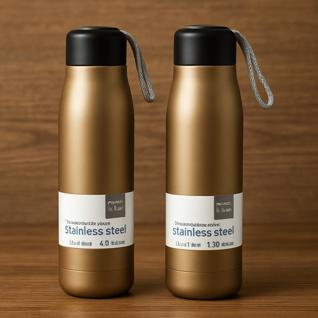     			SOURAV ENTERPRISE VACUUM BOTTLE FLASK Golden Metallic Thermosteel Flask ( 1000 ml )