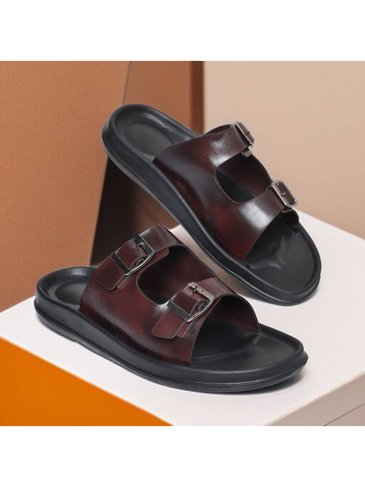 hotstyle Brown Men's Slide Flip Flop