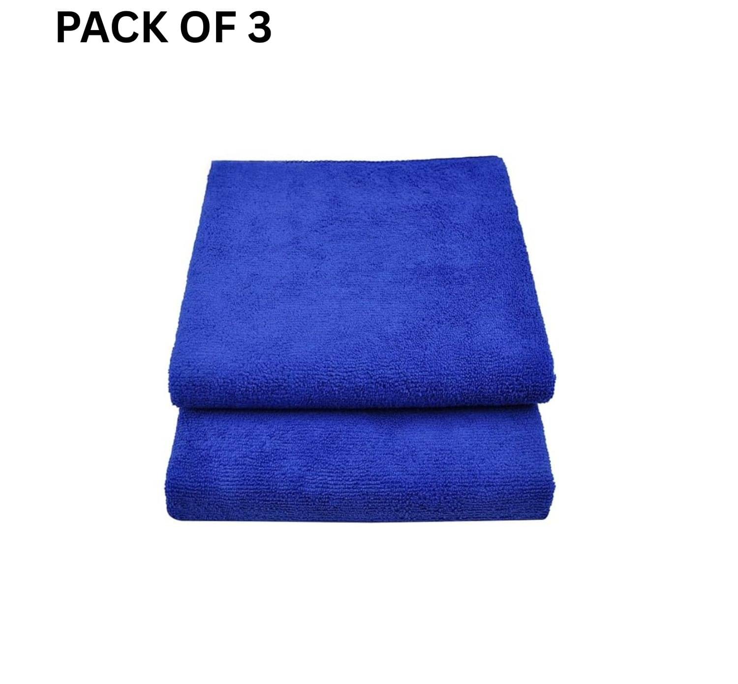     			Microfiber Vehicle Washing Cloth  (Pack Of 3, 400 GSM) (40x 60 Blue )