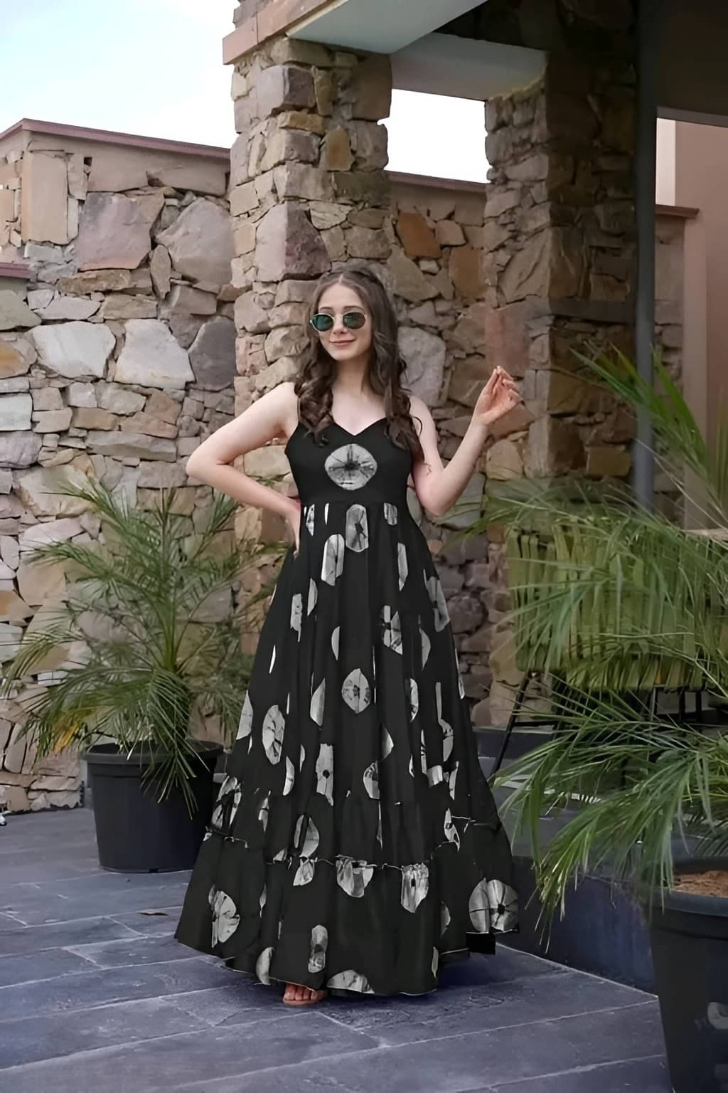 CLOTHING-LADY Women Rayon Anarkali Stitched Ethnic Gown ( Yellow ) CLOTHING-LADY Women Rayon Anarkali Stitched Ethnic Gown ( Yellow )