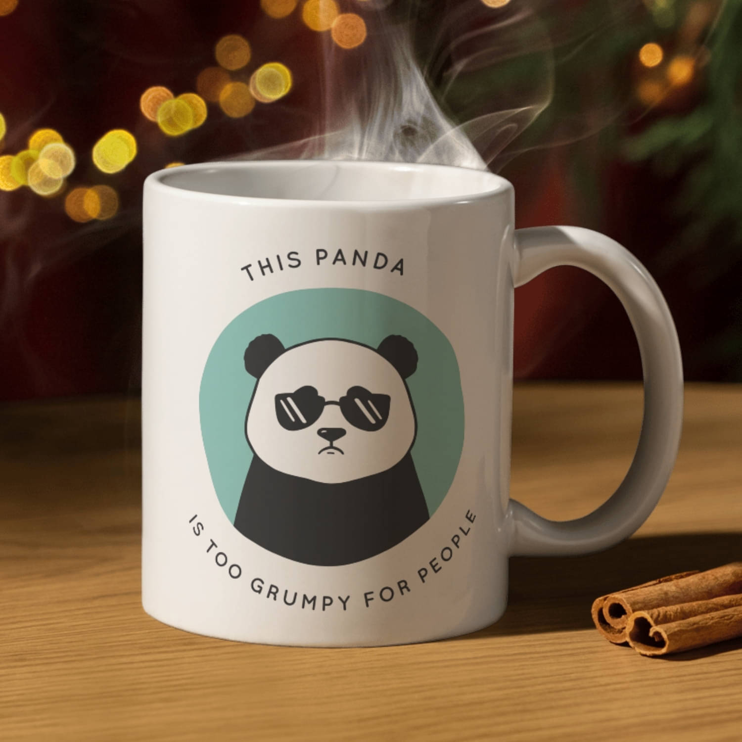 Half Engineer Gifts - HE This Panda Printed Solid Ceramic Coffee Mug 325 mL ( Pack of 1 ) Half Engineer Gifts - HE This Panda Printed Solid Ceramic Coffee Mug 325 mL ( Pack of 1 )