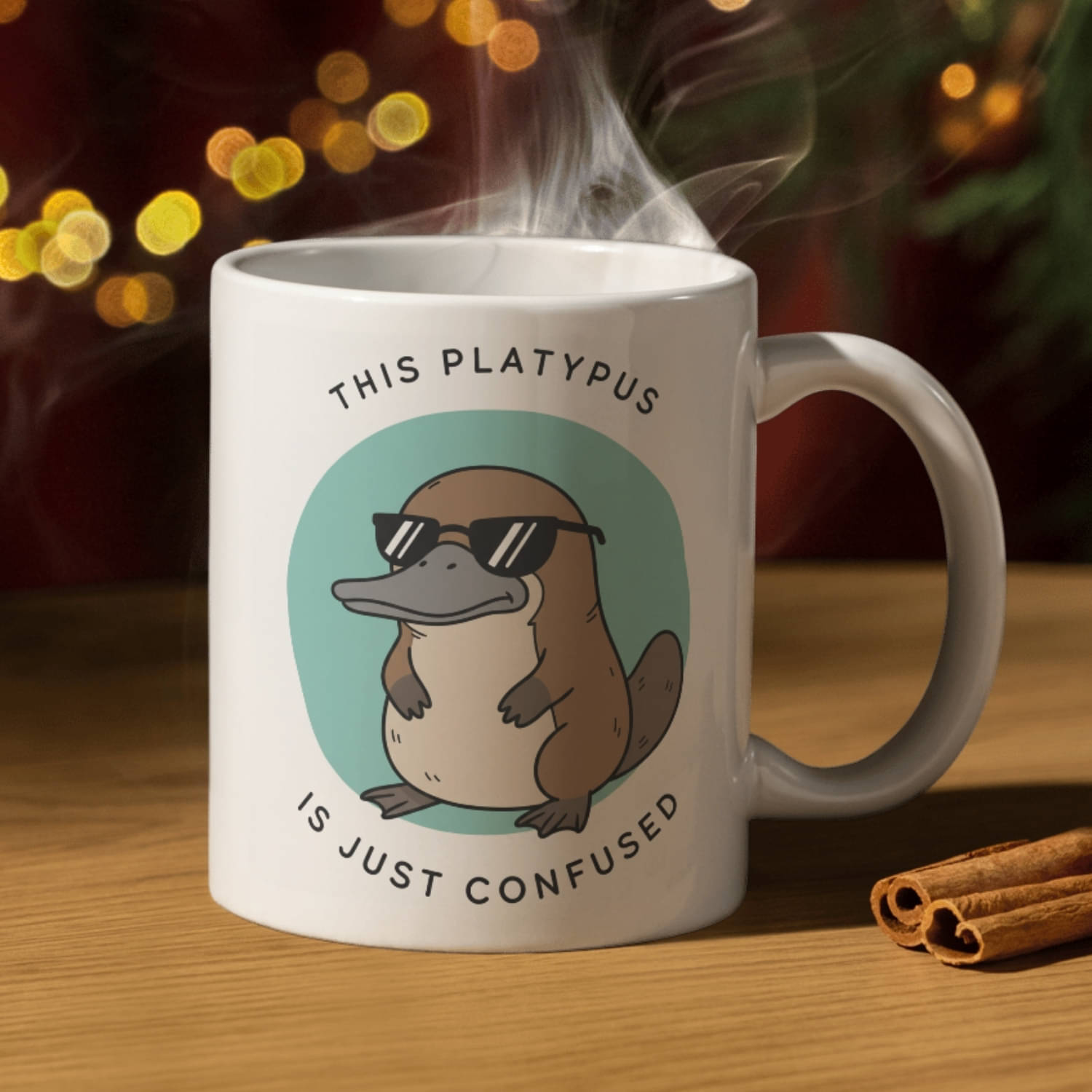 Half Engineer Gifts - HE This Platyps Printed Solid Ceramic Coffee Mug 325 mL ( Pack of 1 ) Half Engineer Gifts - HE This Platyps Printed Solid Ceramic Coffee Mug 325 mL ( Pack of 1 )