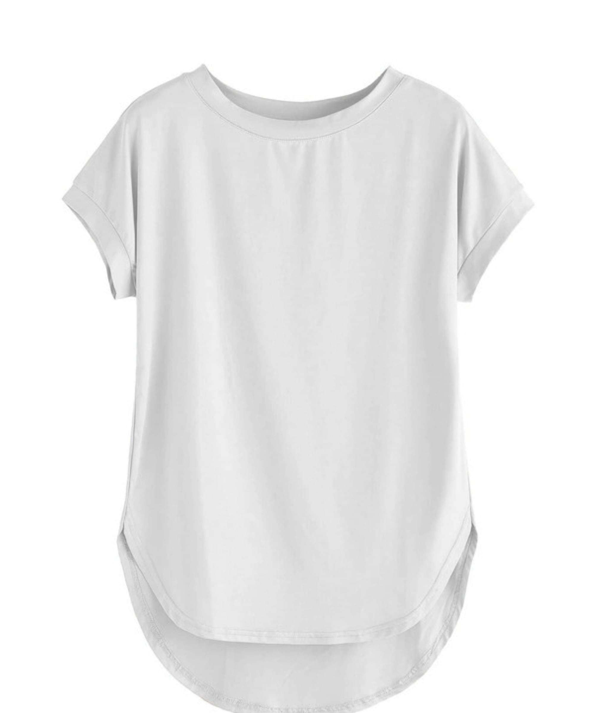 THE BLAZZE Women's Cotton Regular Top ( White ) THE BLAZZE Women's Cotton Regular Top ( White )