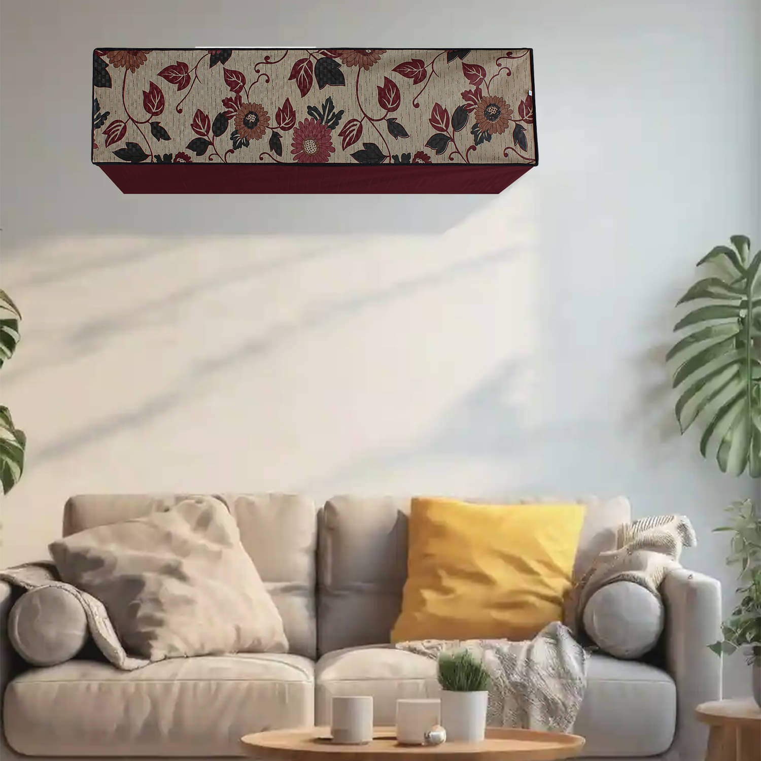 Dream Care Single PVC Beige AC Cover for 2 Ton Split AC     			Dream Care Single PVC Beige AC Cover for 2 Ton Split AC