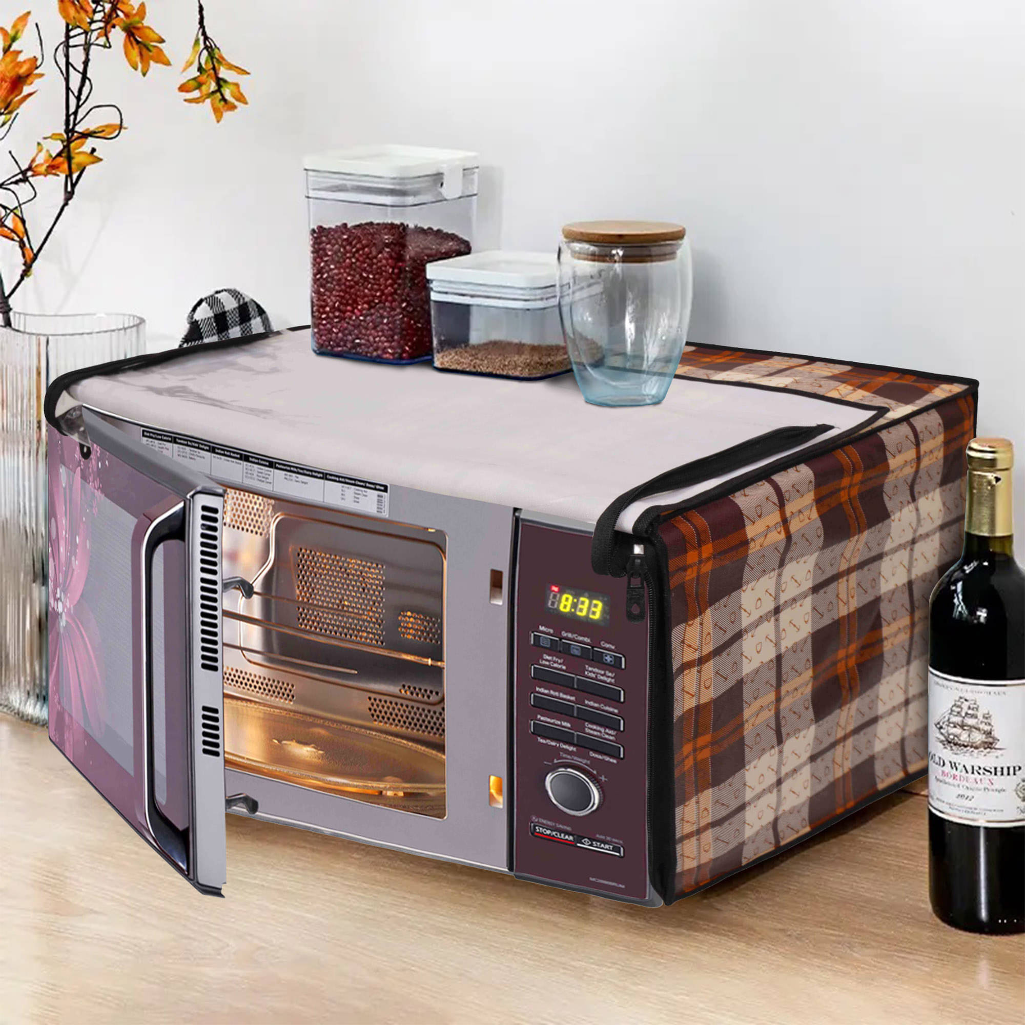 Dream Care Single PVC Multi Microwave Oven Cover -     			Dream Care Single PVC Multi Microwave Oven Cover -