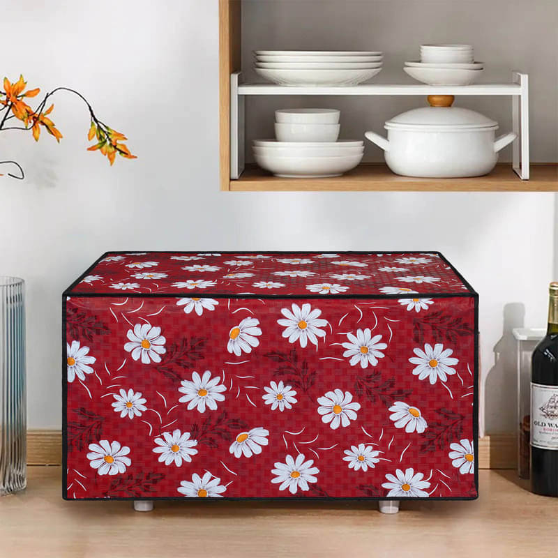 Dream Care Single PVC Red Microwave Oven Cover - Dream Care Single PVC Red Microwave Oven Cover -