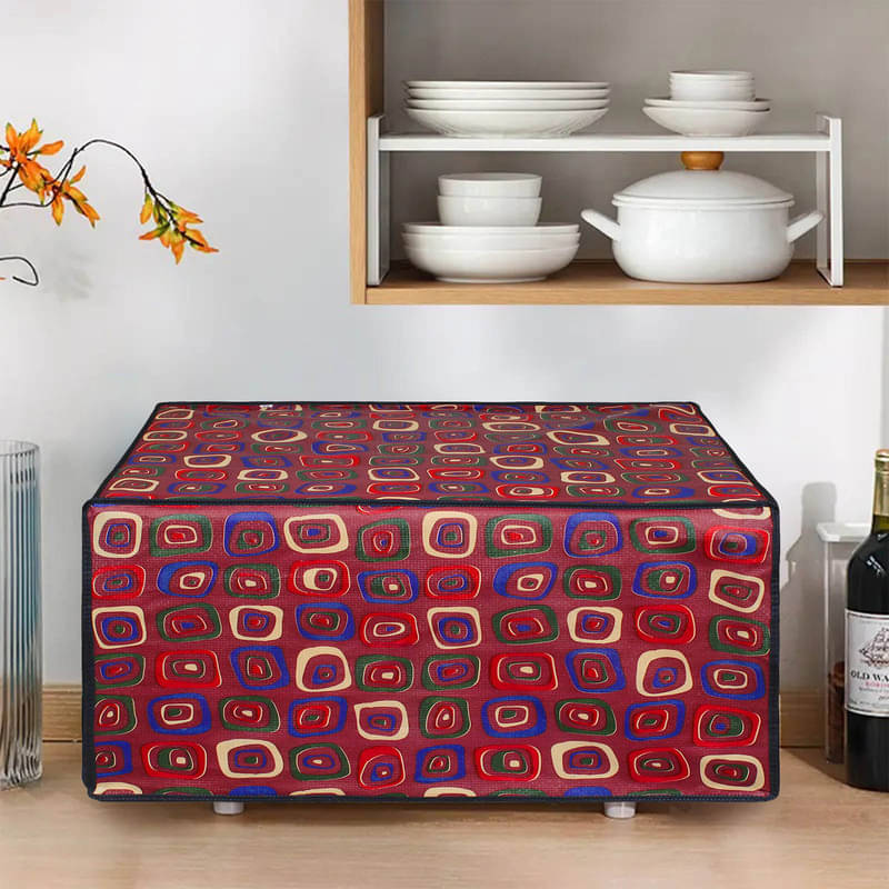 Dream Care Single PVC Red Microwave Oven Cover -     			Dream Care Single PVC Red Microwave Oven Cover -