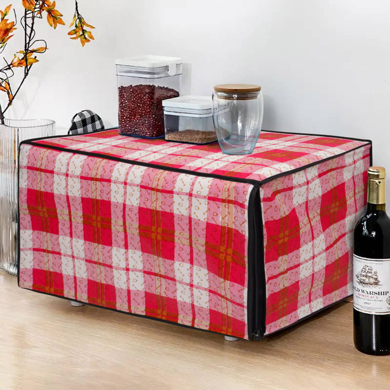 Dream Care Single PVC Red Microwave Oven Cover -     			Dream Care Single PVC Red Microwave Oven Cover -