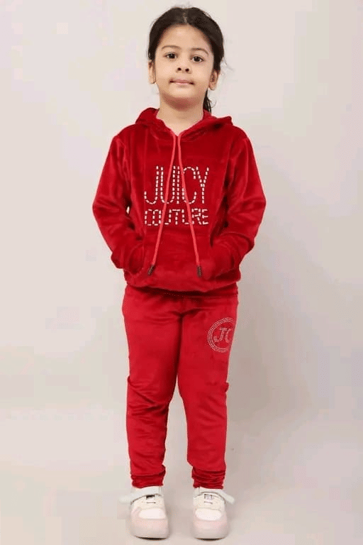     			Generic Pack of 1 Girls Fleece Sweatshirt ( Red )