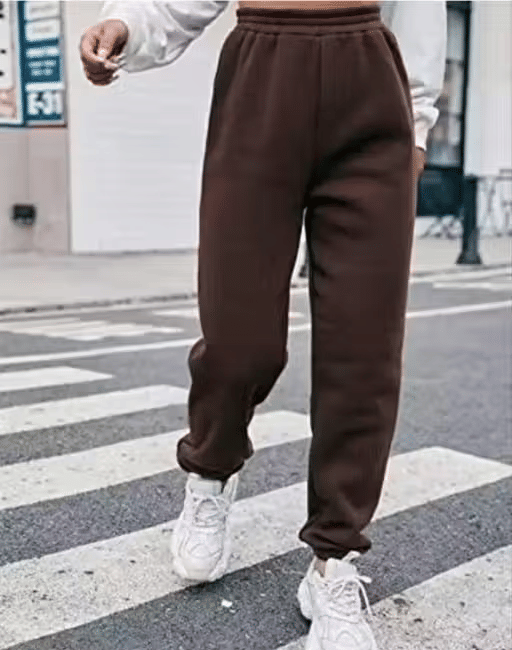     			Generic Women Cotton Korean Trousers ( Brown )