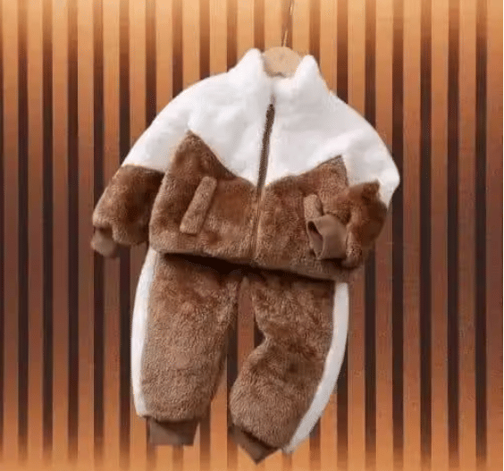 Generic MI Clothing Pack of 1 Baby Girls Woollen Sweartshirt & Trackpants ( Brown ) Generic MI Clothing Pack of 1 Baby Girls Woollen Sweartshirt & Trackpants ( Brown )