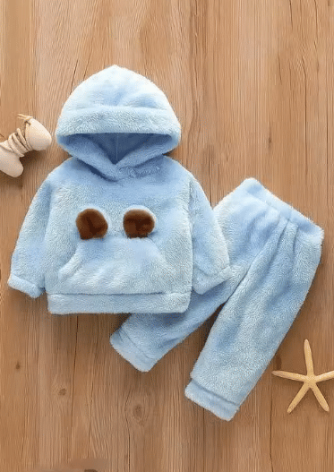     			Generic Pack of 1 Baby Girls Woollen Sweartshirt & Trackpants ( Blue )