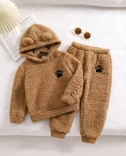 Generic MI Clothing Pack of 1 Baby Girls Woollen Sweartshirt & Trackpants ( Brown ) Generic MI Clothing Pack of 1 Baby Girls Woollen Sweartshirt & Trackpants ( Brown )
