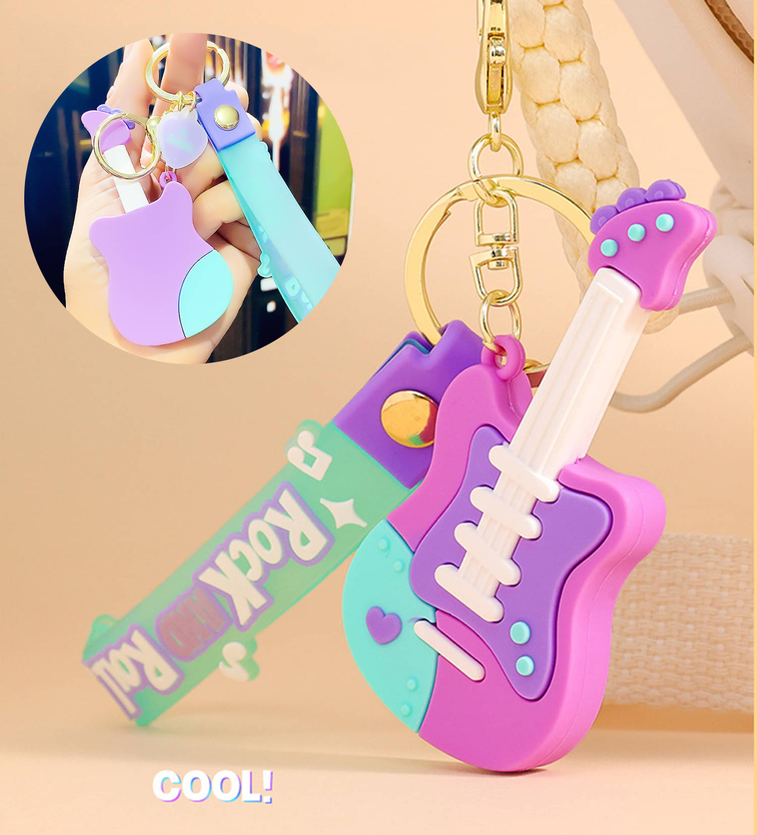     			Gopalvilla Purple Key Chain ( Pack of 1 )
