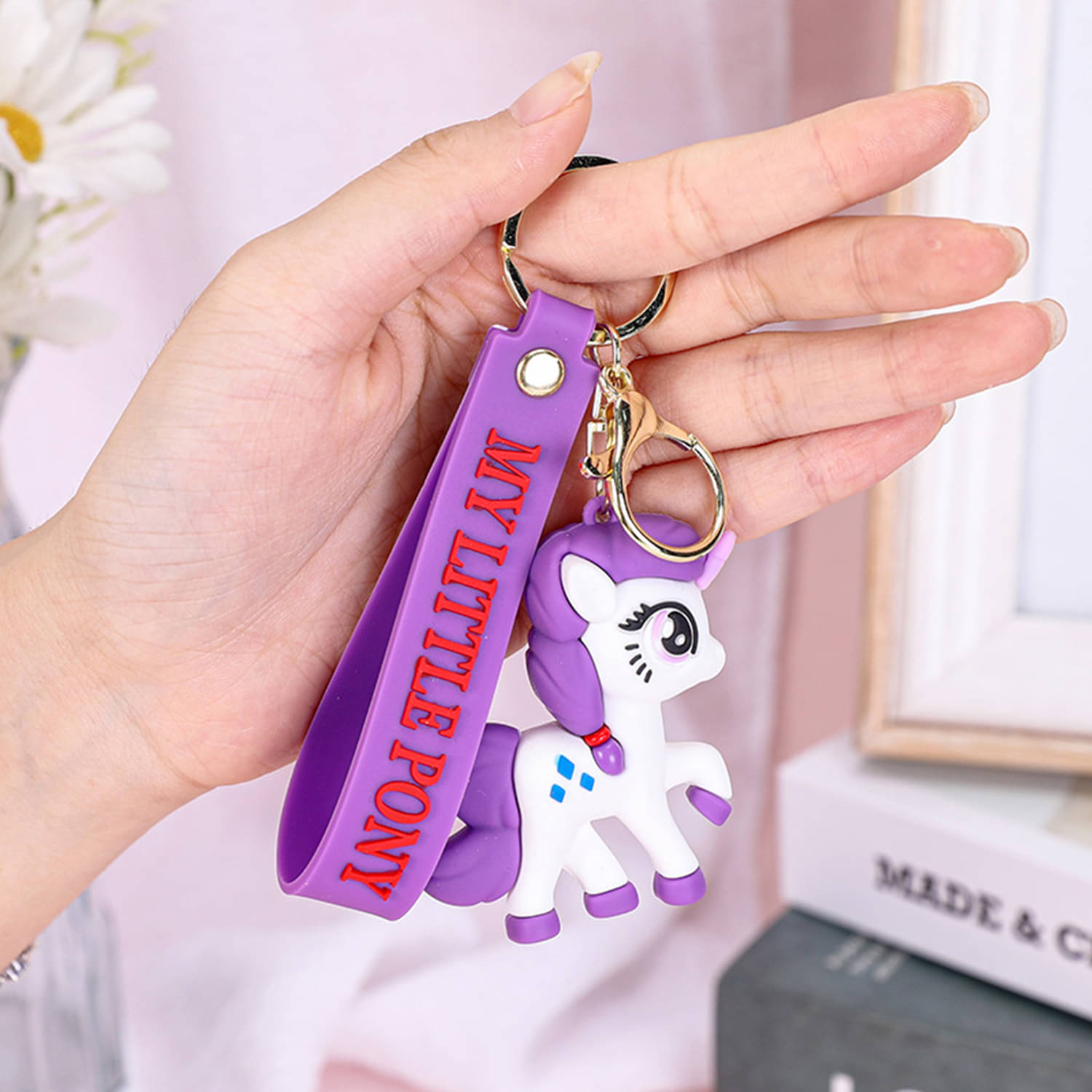     			Gopalvilla Purple Key Chain ( Pack of 1 )