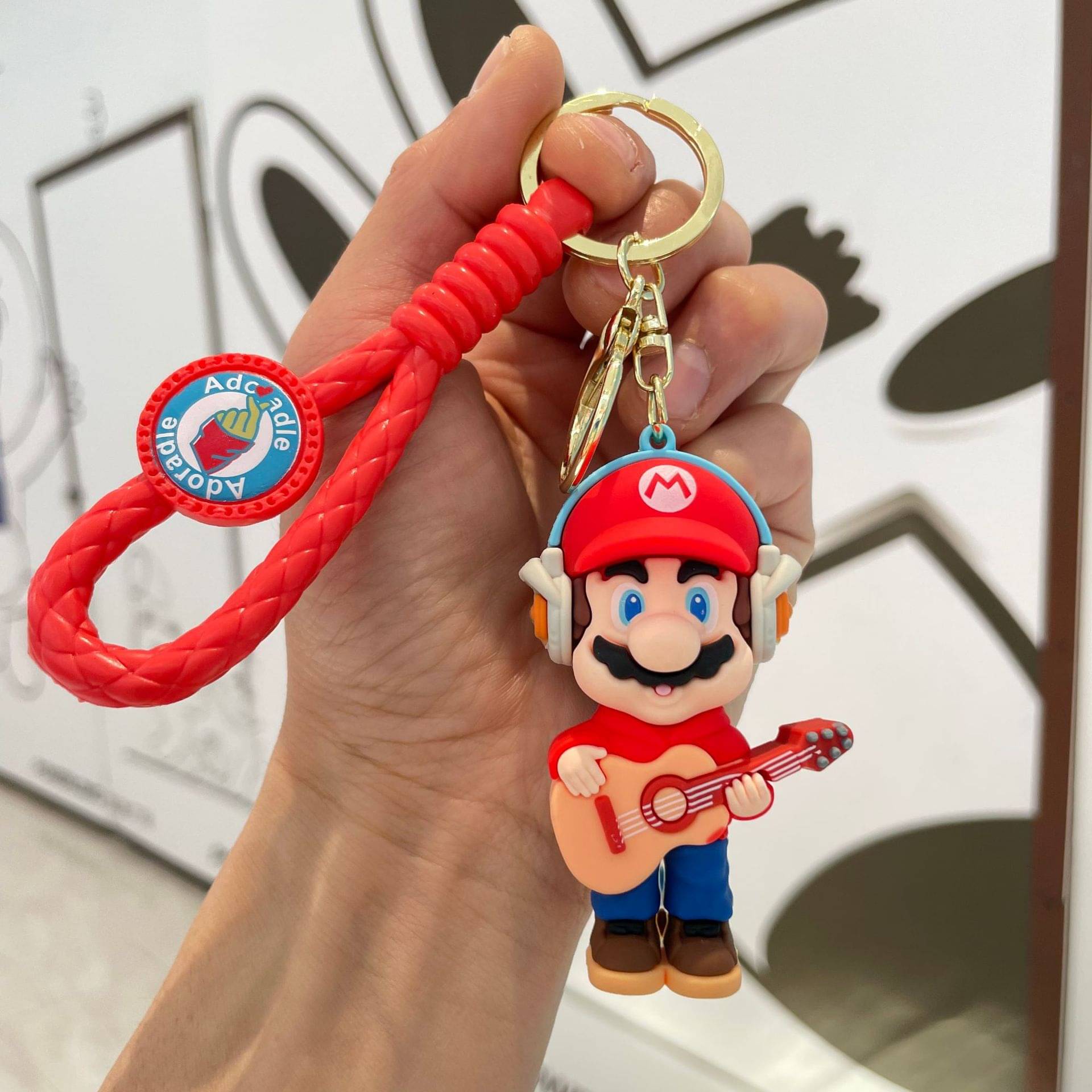     			Gopalvilla Red Key Chain ( Pack of 1 )