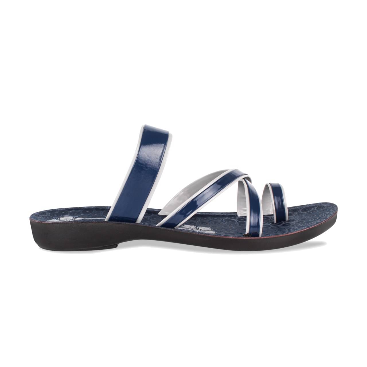     			PU RUDRA Blue Women's Flip Flop