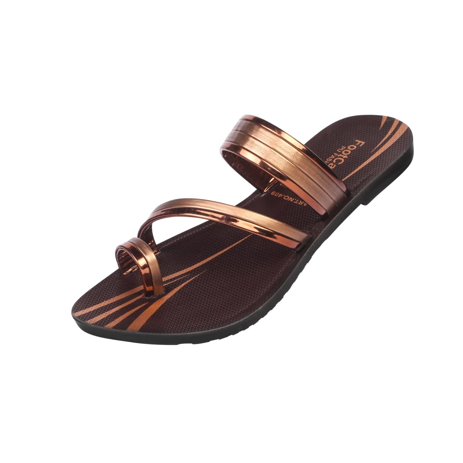 PU RUDRA Brown Women's Flats PU RUDRA Brown Women's Flats