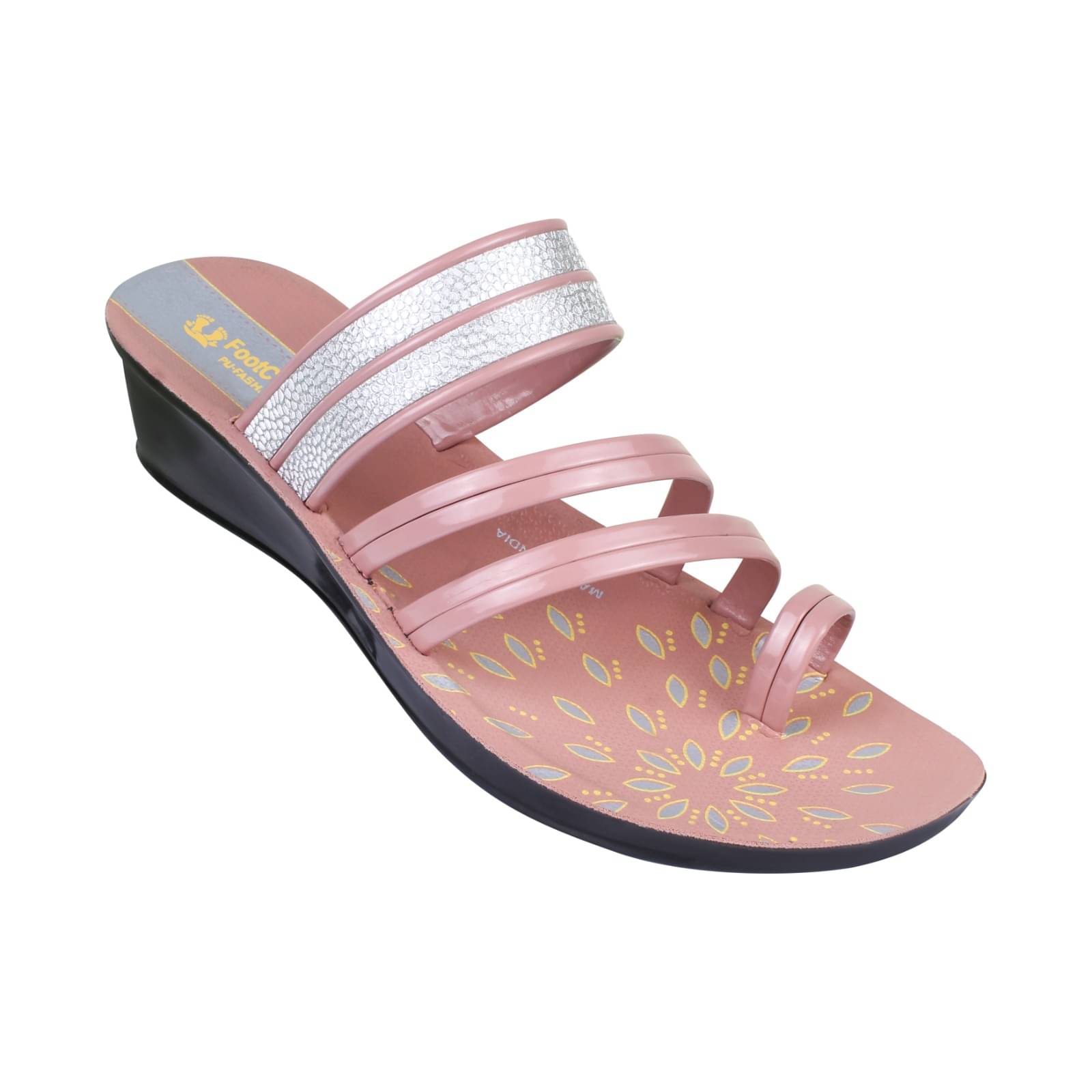     			PU RUDRA Peach Women's Flats