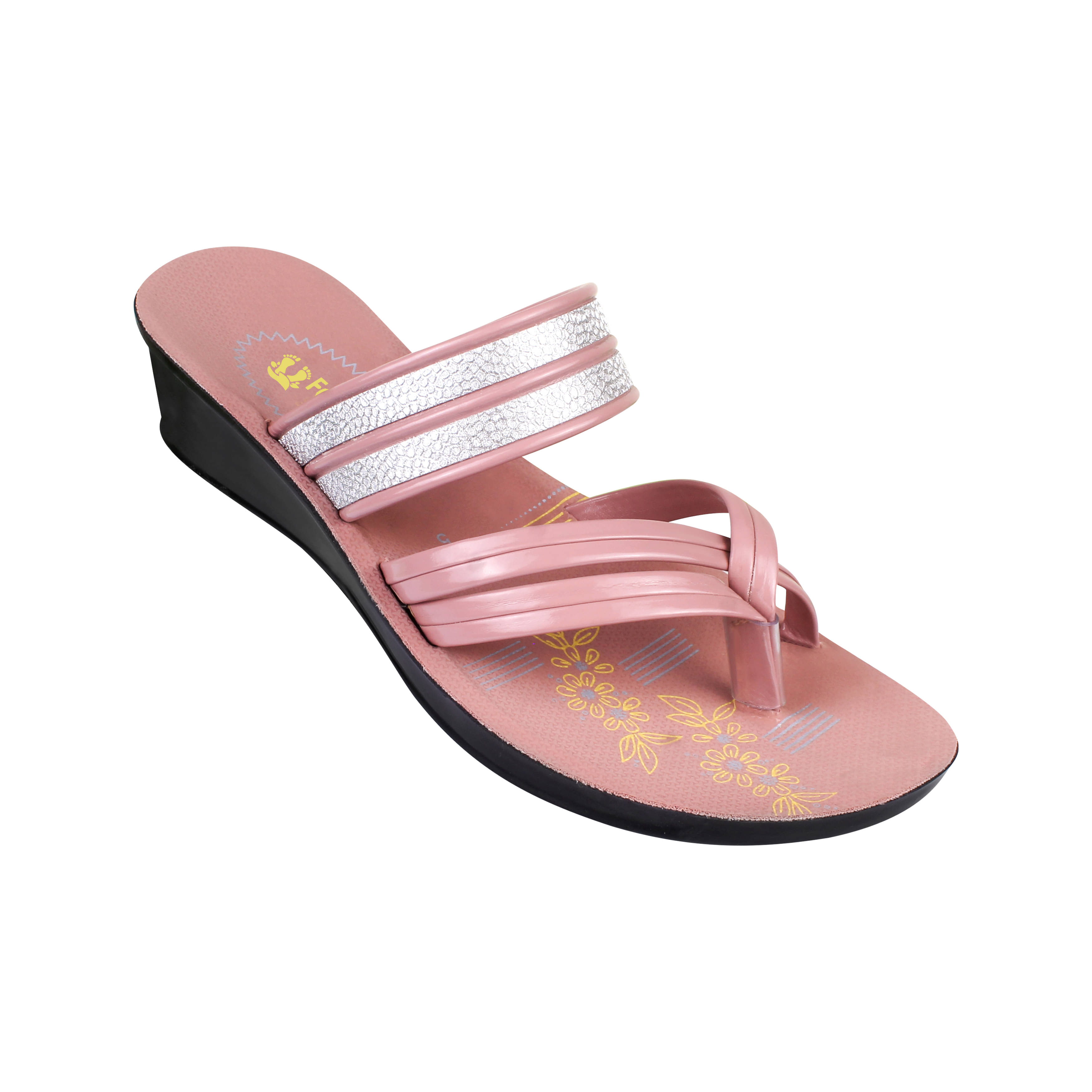     			PU RUDRA Peach Women's Flats
