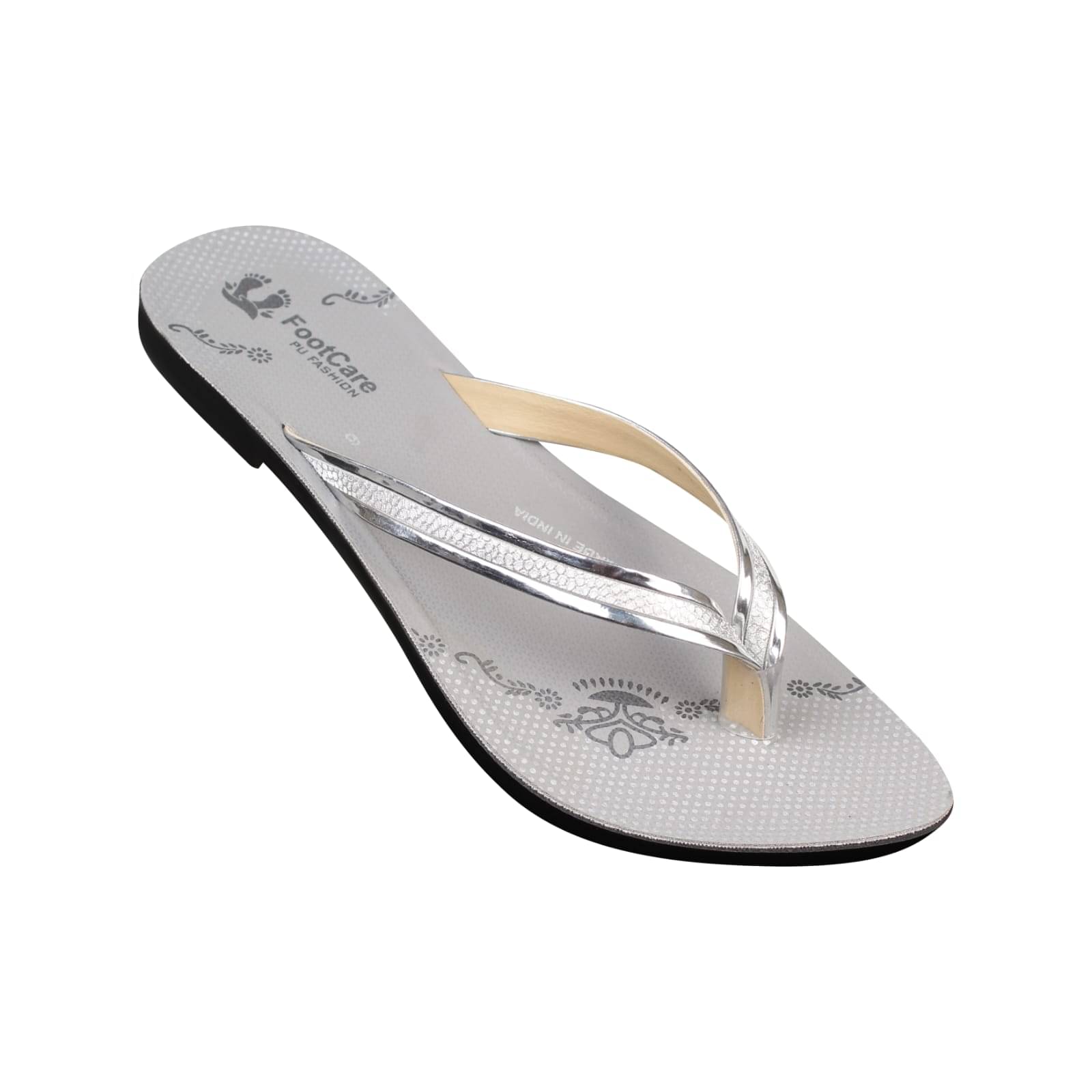 PU RUDRA Silver Women's Flats PU RUDRA Silver Women's Flats